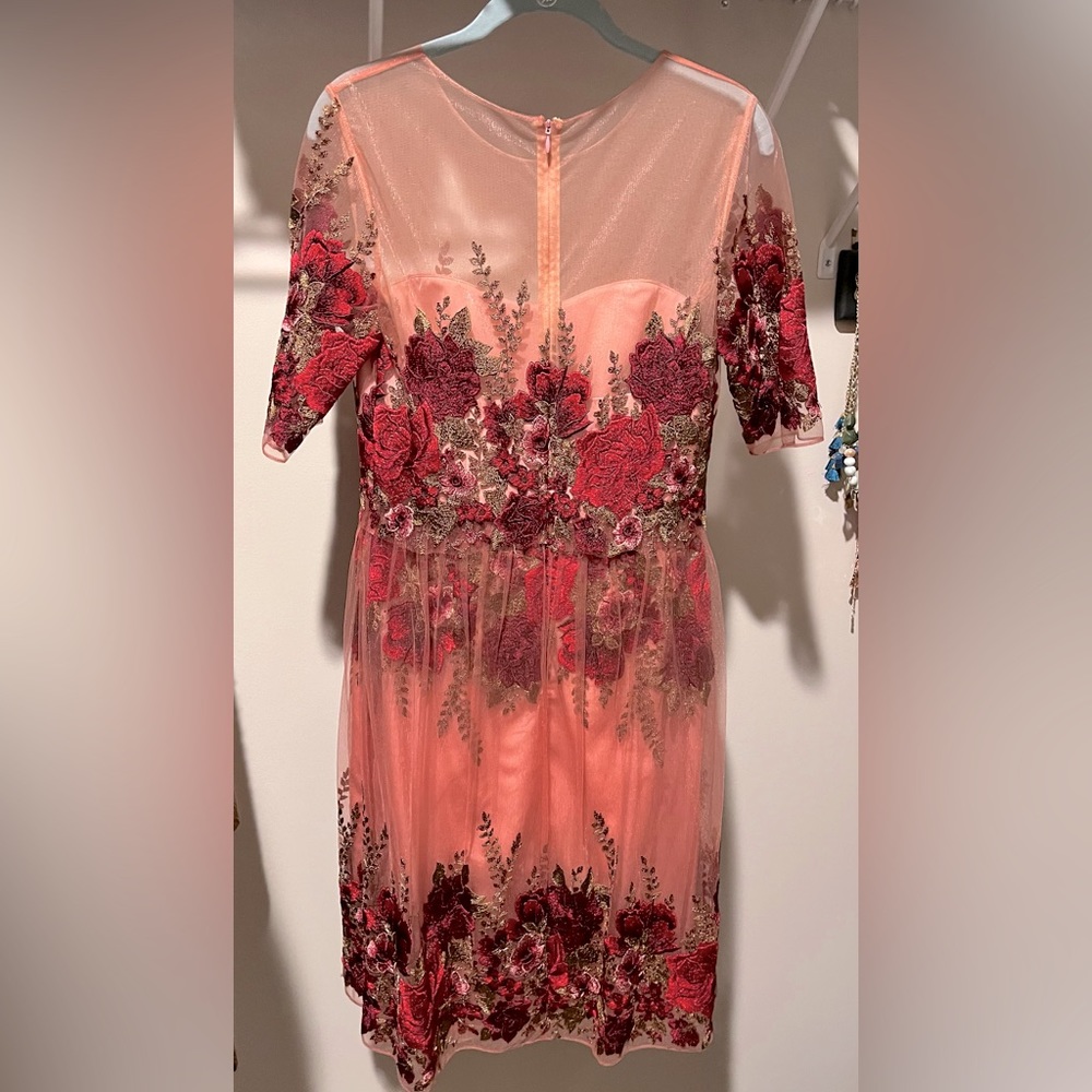 Marchese Notte Rose Throw dress